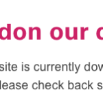 pardon our dust